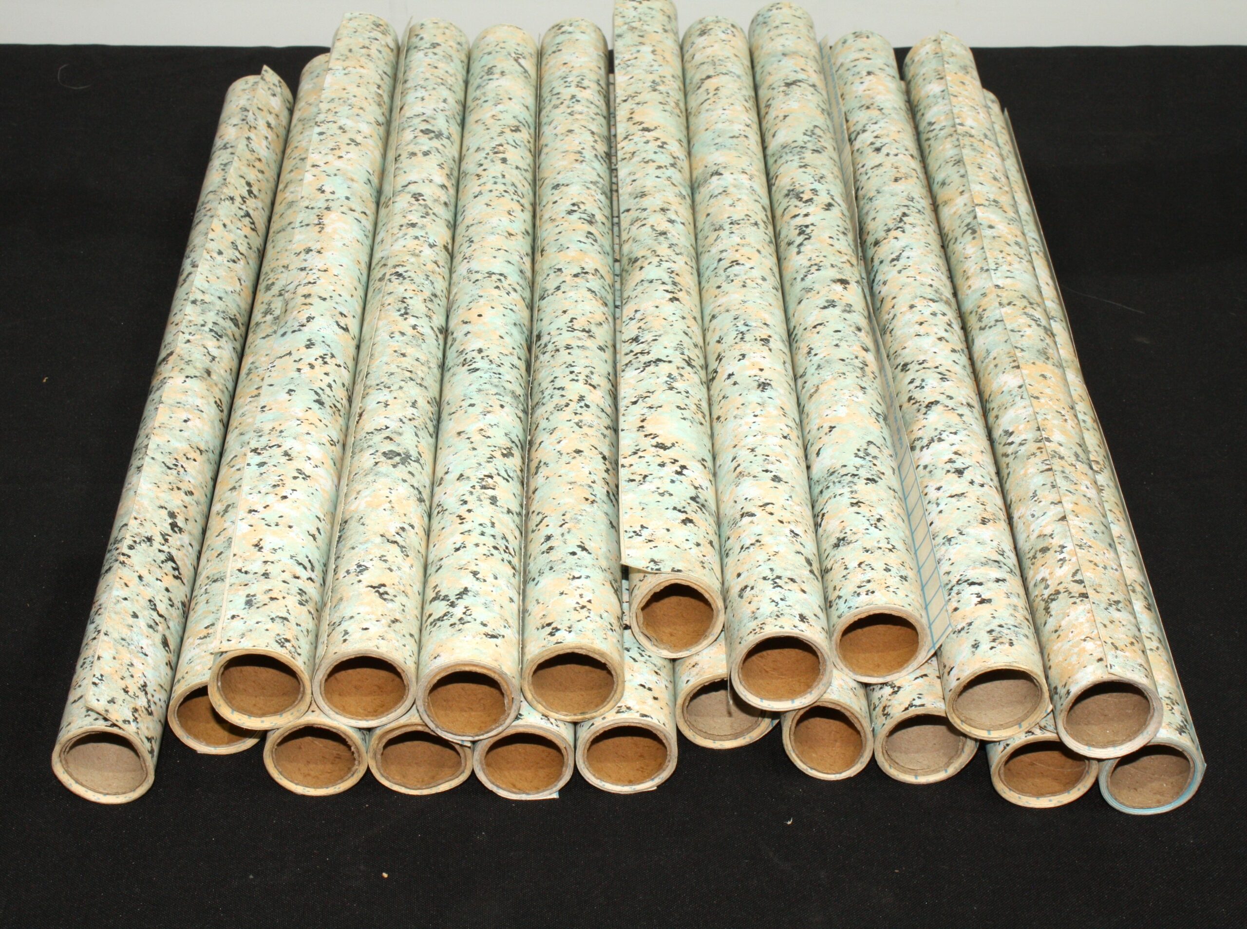 Lot of 20 Patterned Contact Adhesive Vinyl Rolls — 450 x 1000 mm