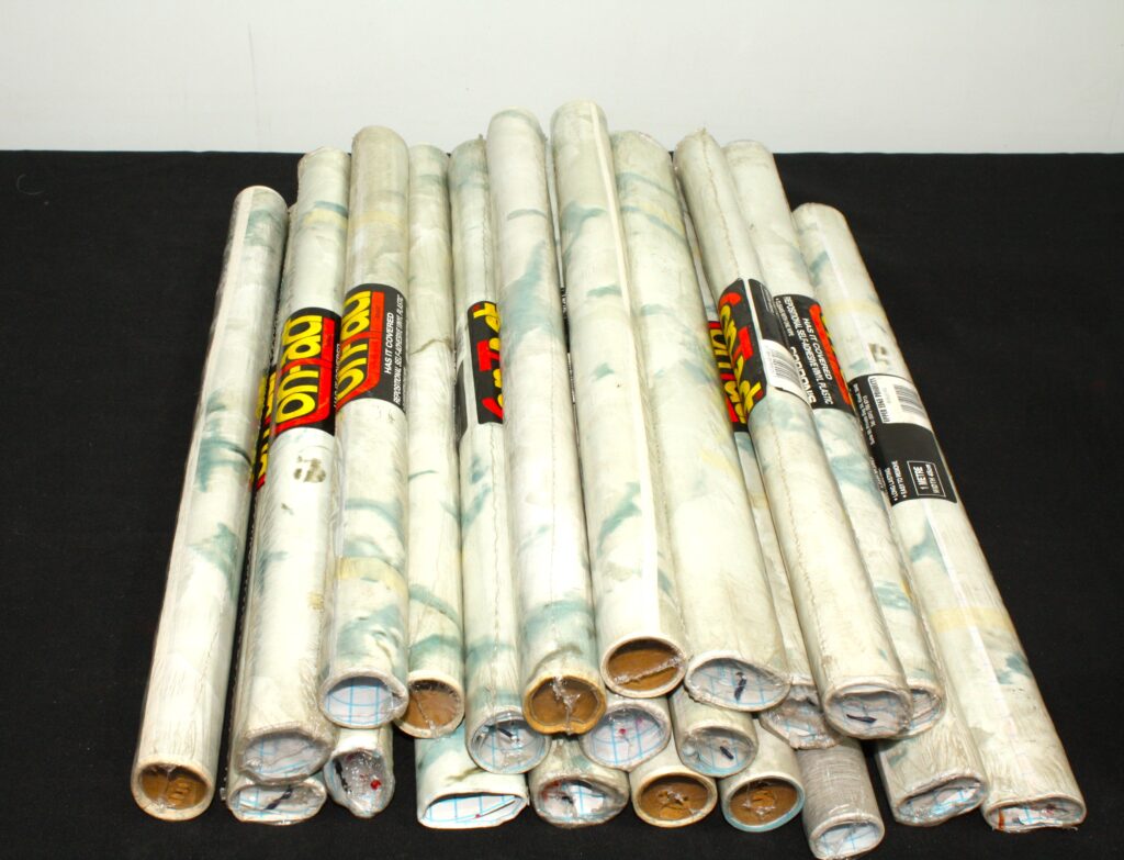 Lot of 20 Marble-Pattern Contact Adhesive Vinyl Wrap Rolls (450mm x 1000mm, seller-claimed)