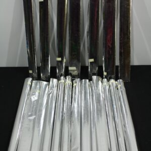 Lot of 20 Reflective Silver/Mirror-Finish Contact Adhesive Rolls, 450mm x 1000mm
