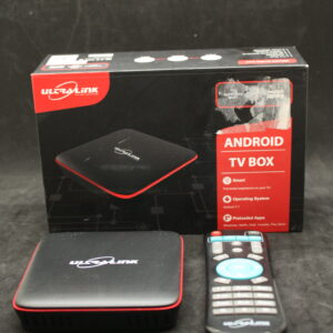 UltraLink Android TV Box with Remote & Retail Box — Untested, Sold As-Is