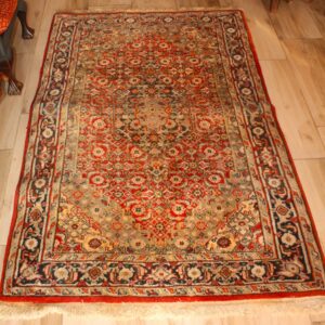 Colourful Persian-style Rug 1.8m x 1.2m – Used, Hole Claimed, Sold As-Is