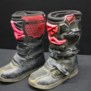 Fly Brand Pink & Black Motocross Boots — Pair (Used)