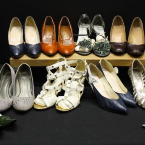 Lot of 8 Pairs Women's Shoes – Assorted Styles & Sizes, Used Condition