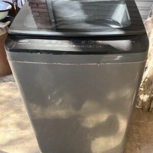 Defy Top-Load Washing Machine — Grey/Dark Metallic, Not Working (Sold As-Is)