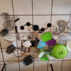 Mixed Kitchen Lot — ~20+ Assorted Small Appliances, Utensils & Containers