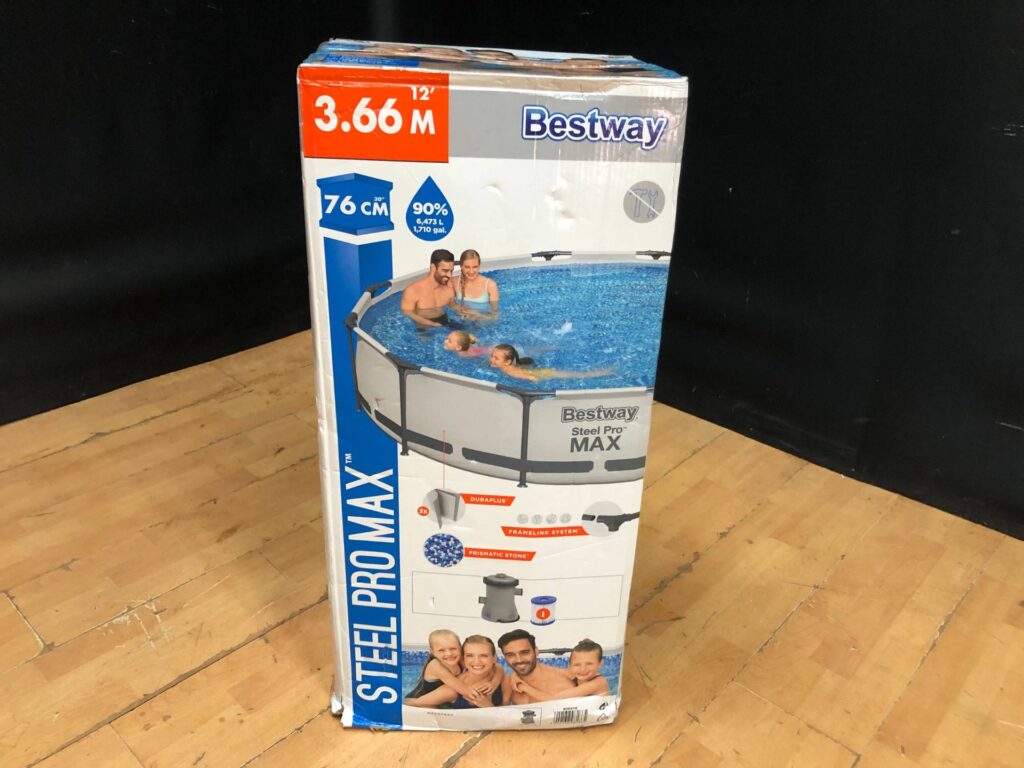 Bestway Steel Pro Max 3.66m Above Ground Pool Set with Filter Pump – Boxed, Complete