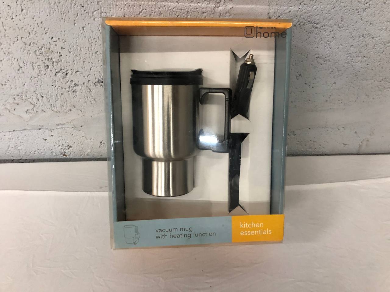 Clicks Home Vacuum Mug with Heating Function – Unused in Original Packaging