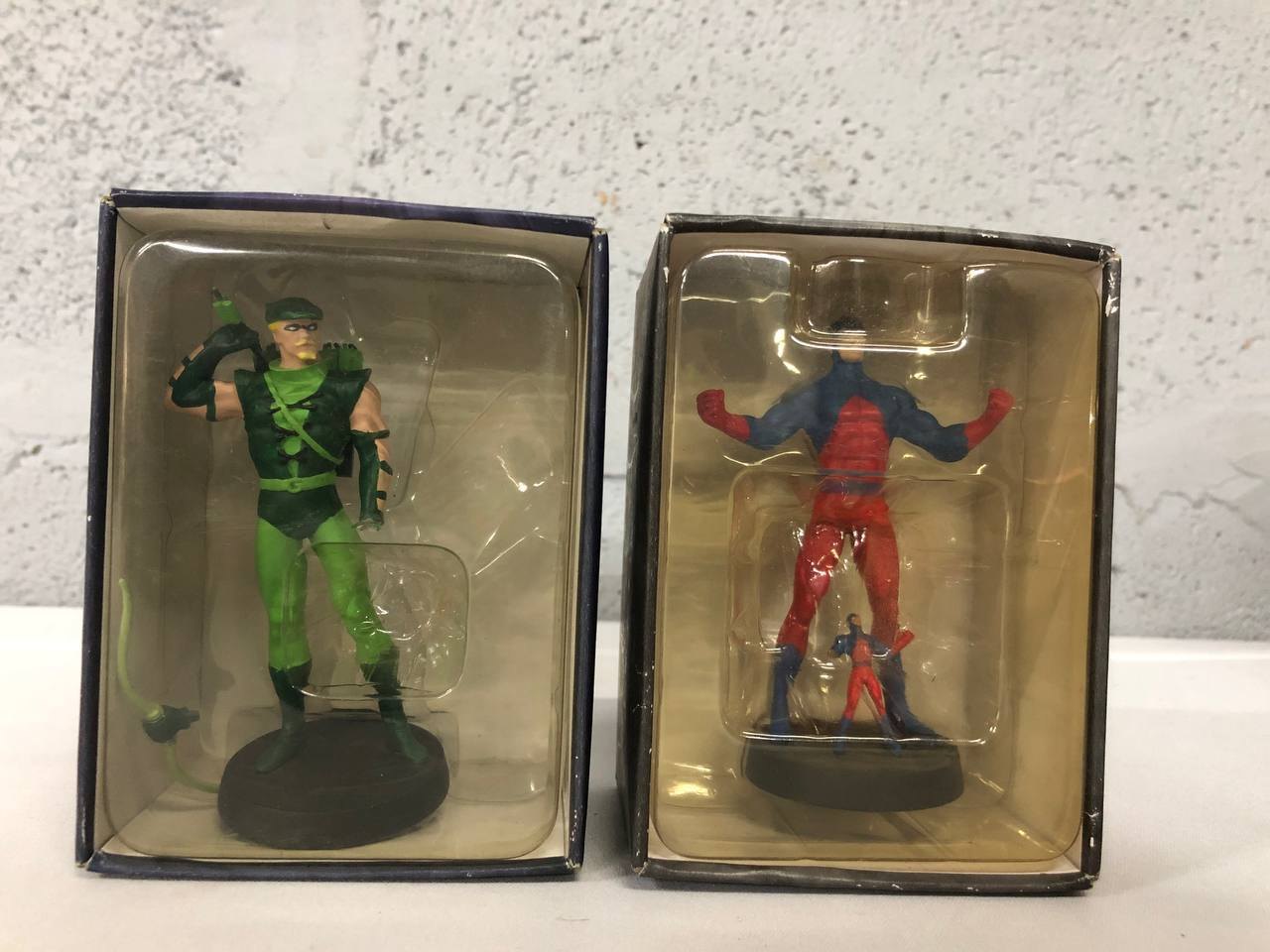 Boxed DC Comics Green Arrow & The Atom Collectible Figurines – Original Packaging