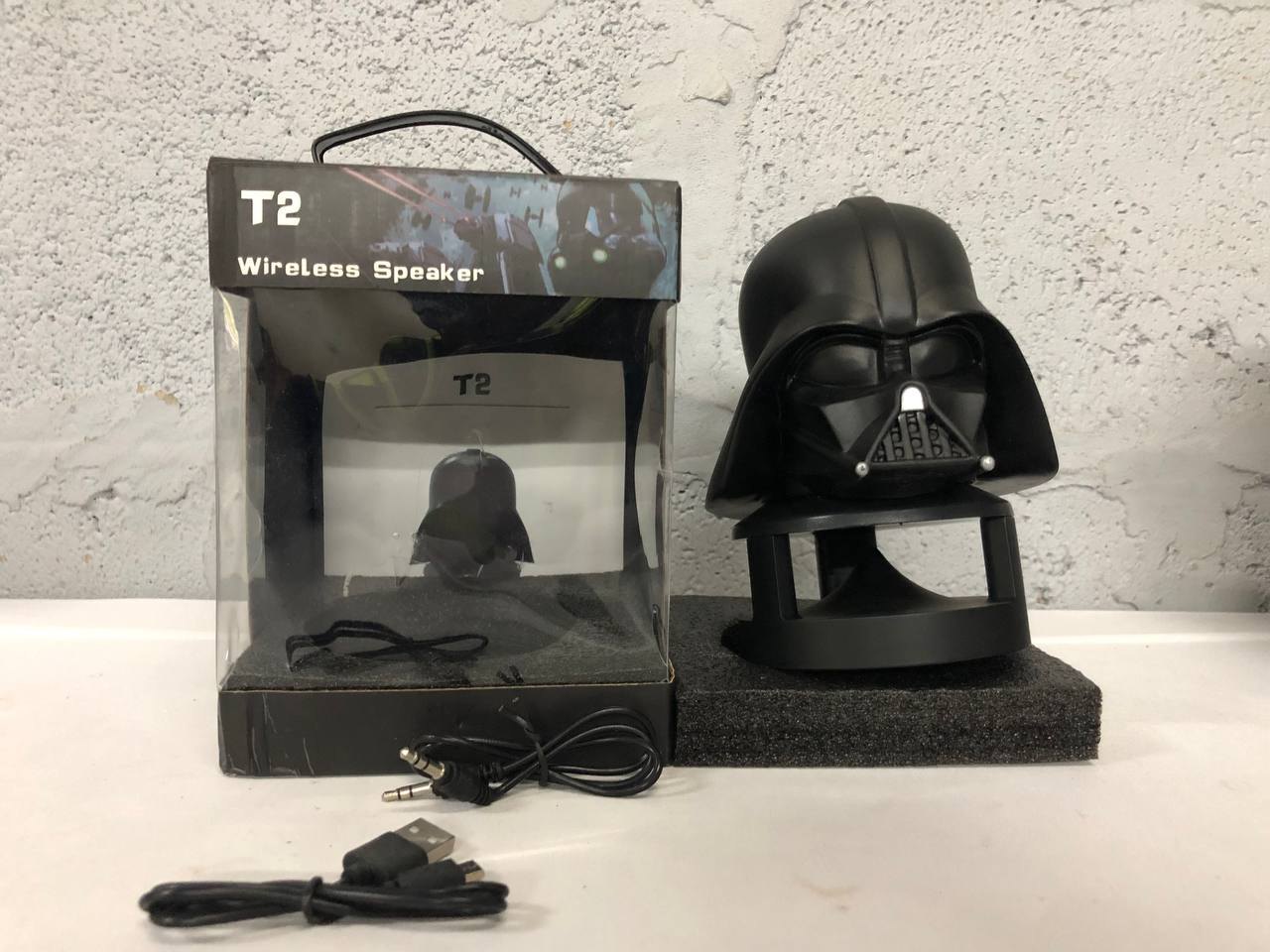 T2 Wireless Speaker – Darth Vader Helmet Design, Boxed with Accessories