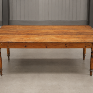 Solid Wooden Dining Table, 181 x 90 x 75 cm (medium/honey brown)