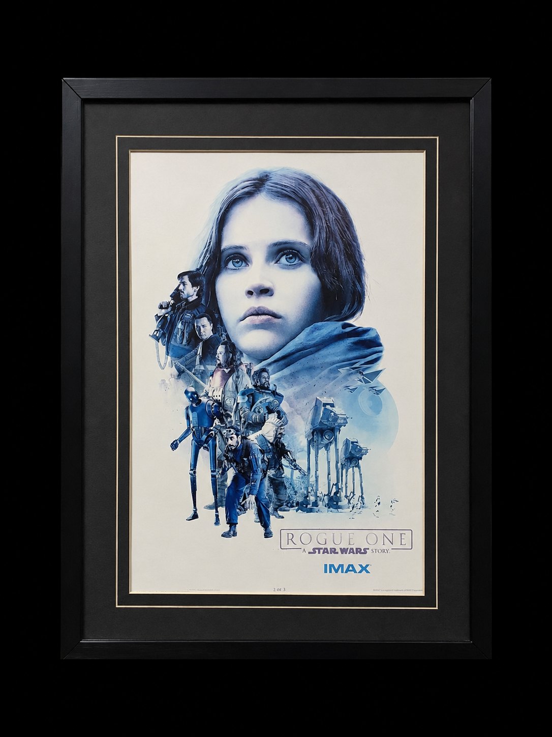 Framed ‘Rogue One: A Star Wars Story’ IMAX Poster (2 of 3) – Professionally Glazed, 61x46cm