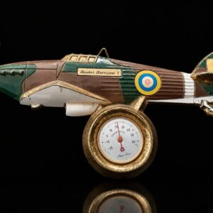 Model Airplane Desk Thermometer – Hawker Hurricane 1, Three Star