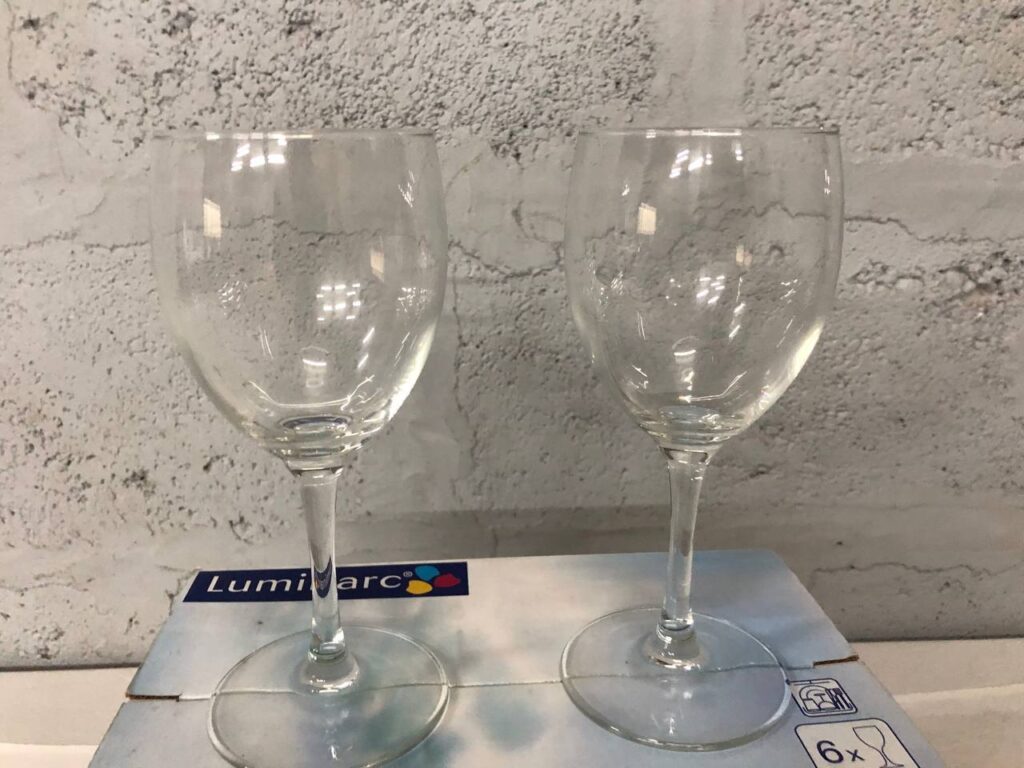 Set of 6 Luminarc Elegance Wine Glasses – 35cl (12oz) with Original Box