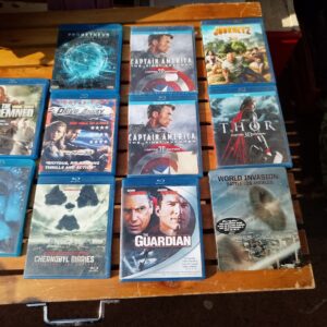 Lot of Blu-ray Movie Cases and Discs (Approx. 11 Cases)
