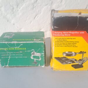 Helping Hand Magnifier with Soldering Stand (boxed) — SI 105 — new in box, packaging damaged