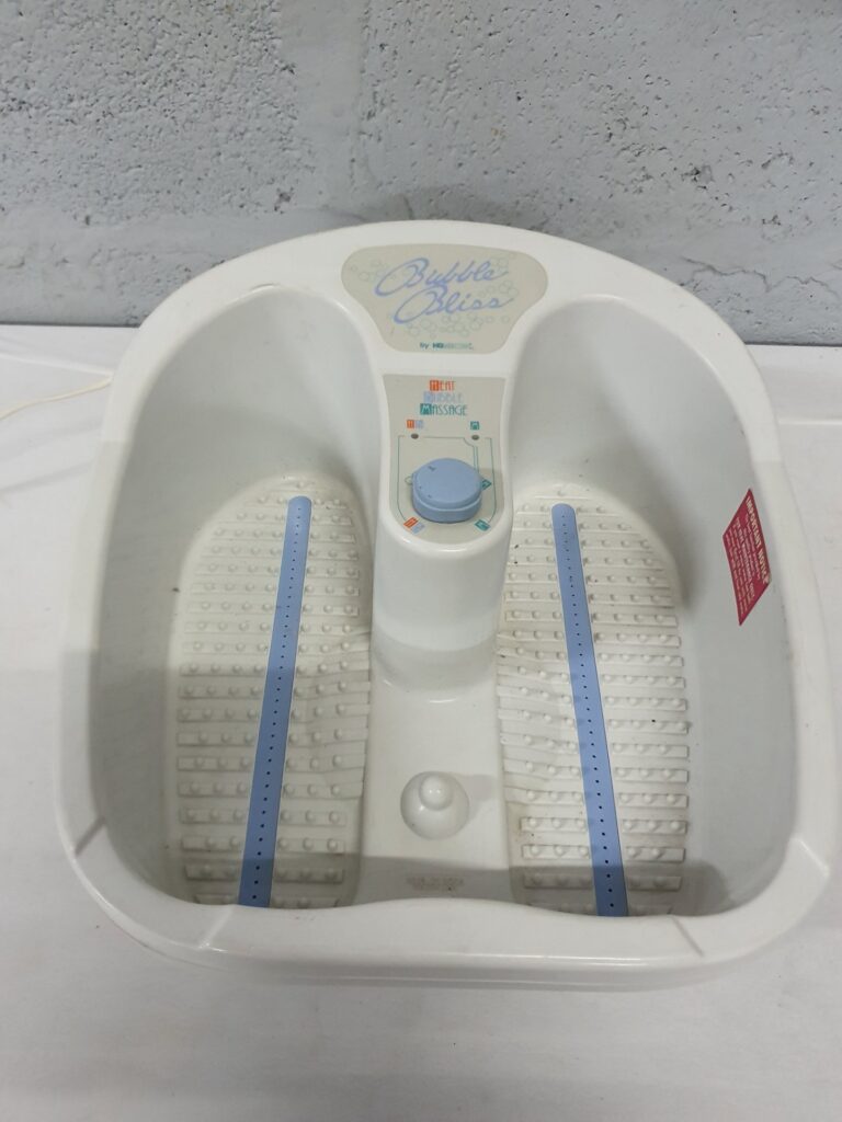 HoMedics Bubble Bliss Foot Spa — Heat, Bubbles & Massage — Working, used