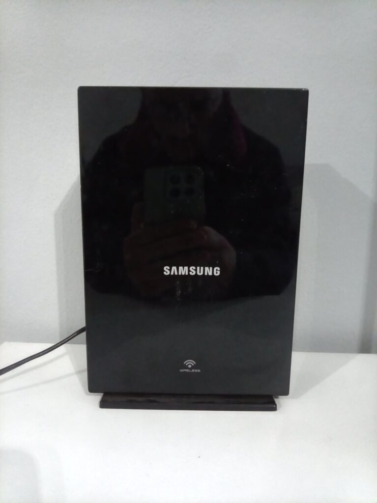 Samsung SWA-5000 wireless receiver tower / module — black tower with power cable (untested)