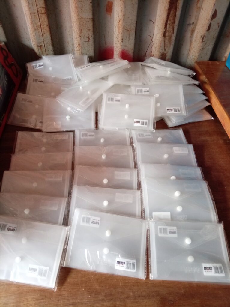 50 x Meeco A6 160‑micron Clear Plastic Snap Envelopes — New (5 per pack)