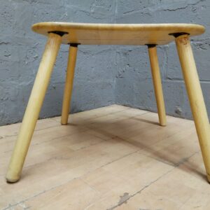 Small wooden children's chess / play table with painted board - 60 x 60 x 52 cm