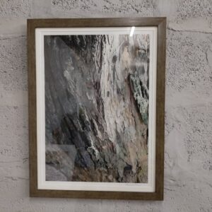 Framed signed photographic print (signed 'Freucine Mann' lower margin) — glazed, double-mount, 65 x 50 cm