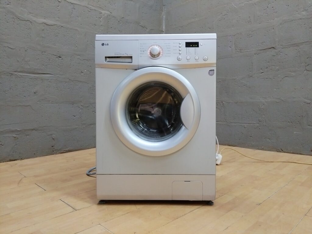 LG Direct Drive 7kg Front-Load Washing Machine F1056QDP5 — Tested Working, Hoses & Plug Included