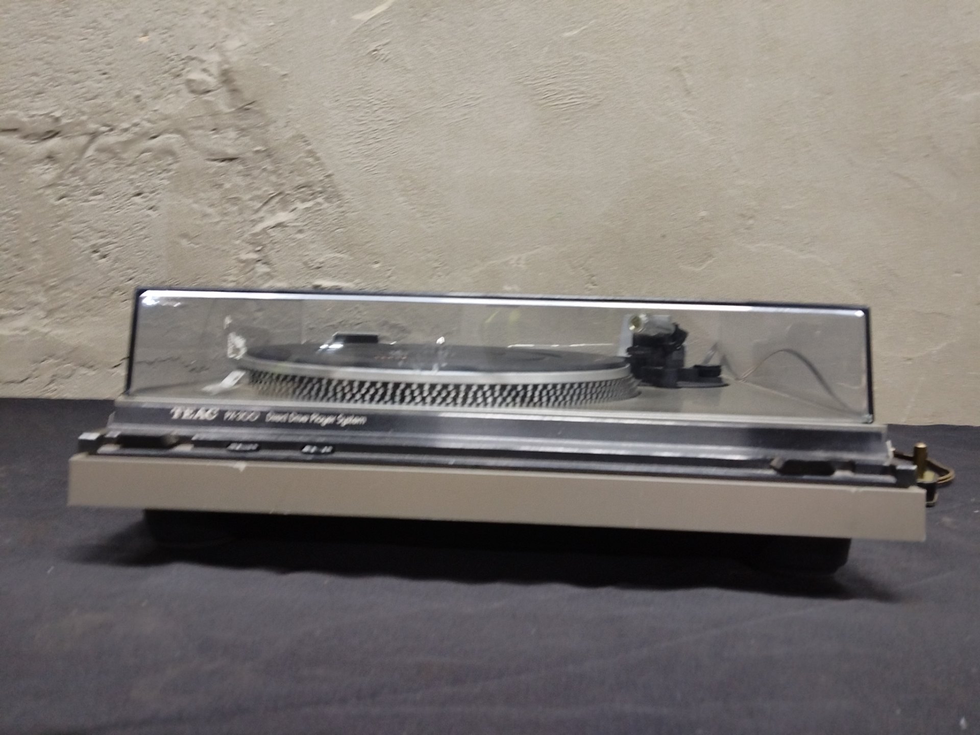 TEAC PX-300 Direct Drive Turntable — Dustcover, Tonearm, RCA & Power Leads (Not Working, No Cartridge)
