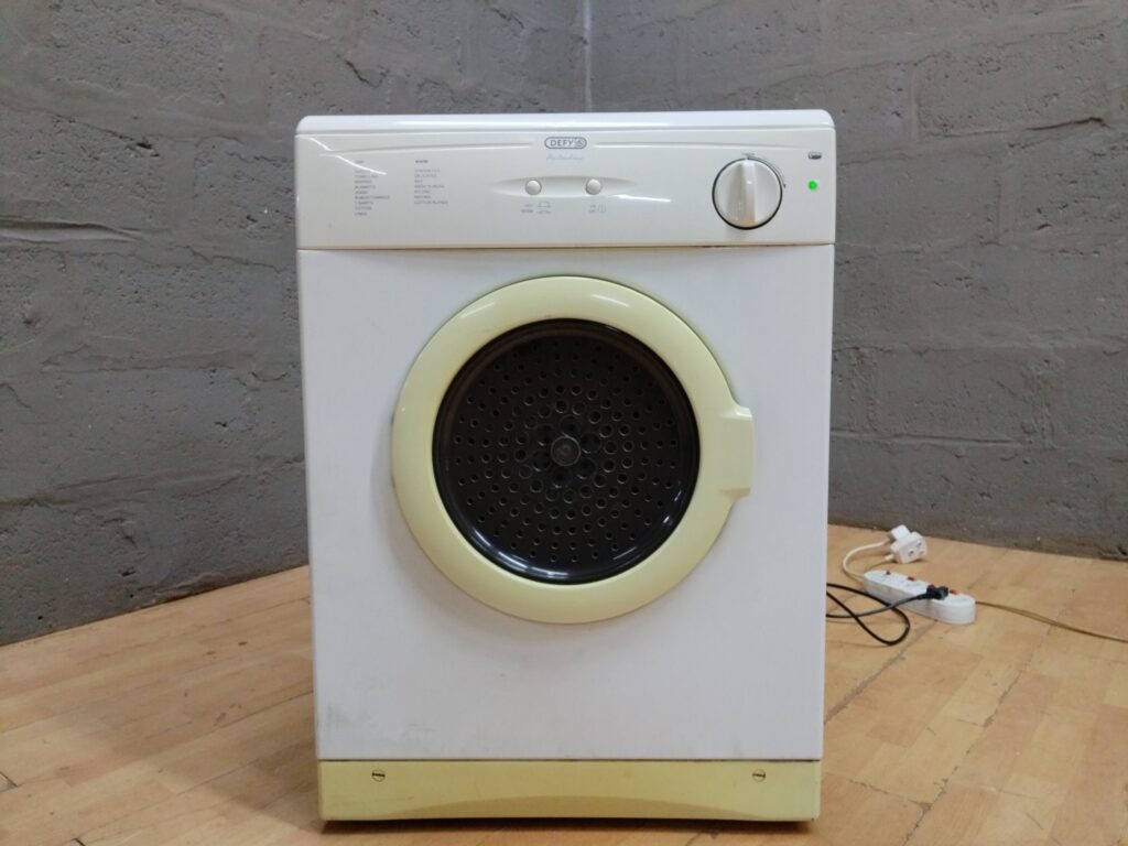 Defy Autodryer Series VI DTD252 5kg front-load tumble dryer — tested working, compact