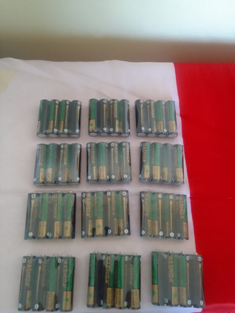 12 x Packs AA batteries (48 cells) – factory sealed, WASHIDA visible