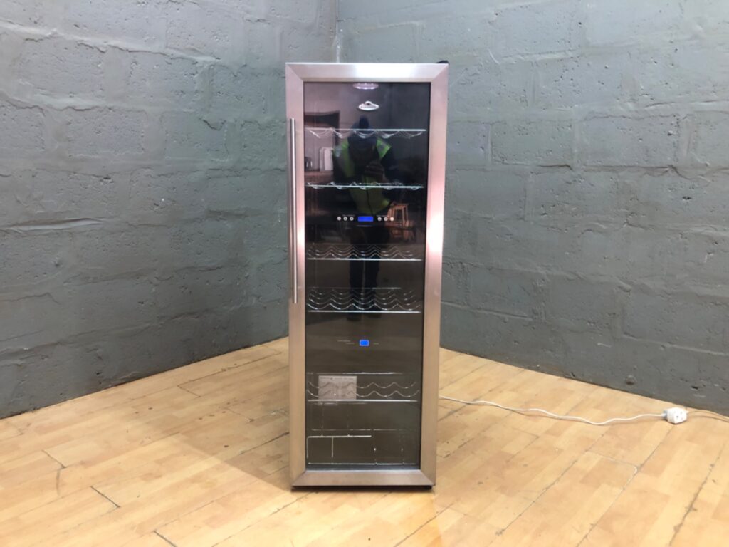 Kelvinator KI280WCSS Upright Wine Cooler — Tested, Digital Controls, Interior LED, All Racks Included