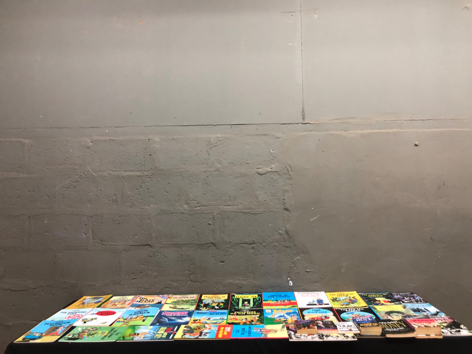 Mixed lot 39 comics & paperbacks — Tintin, Asterix, The Walking Dead (used, very good)