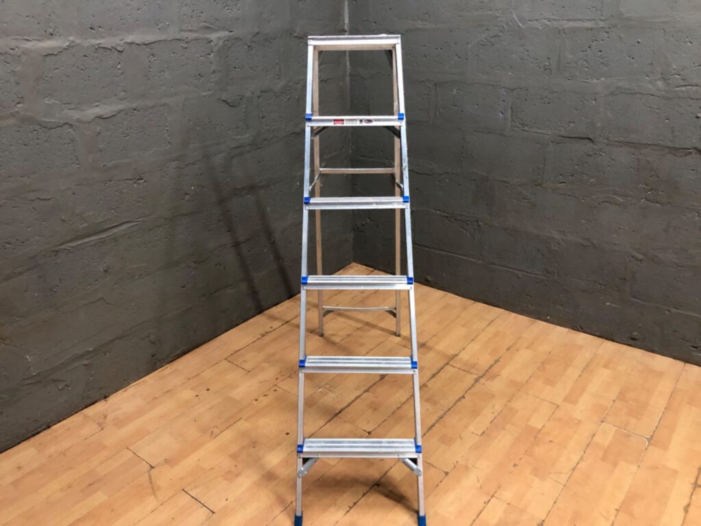 TuffStep 6-step Aluminium A-frame Ladder — 163 cm