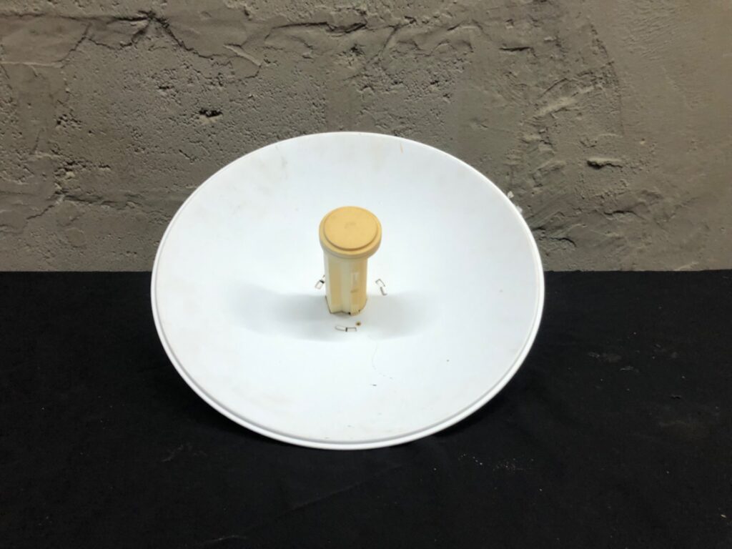 16 cm Parabolic Satellite Dish with LNB and Mounting Bracket — Tested Working, Cosmetic Wear