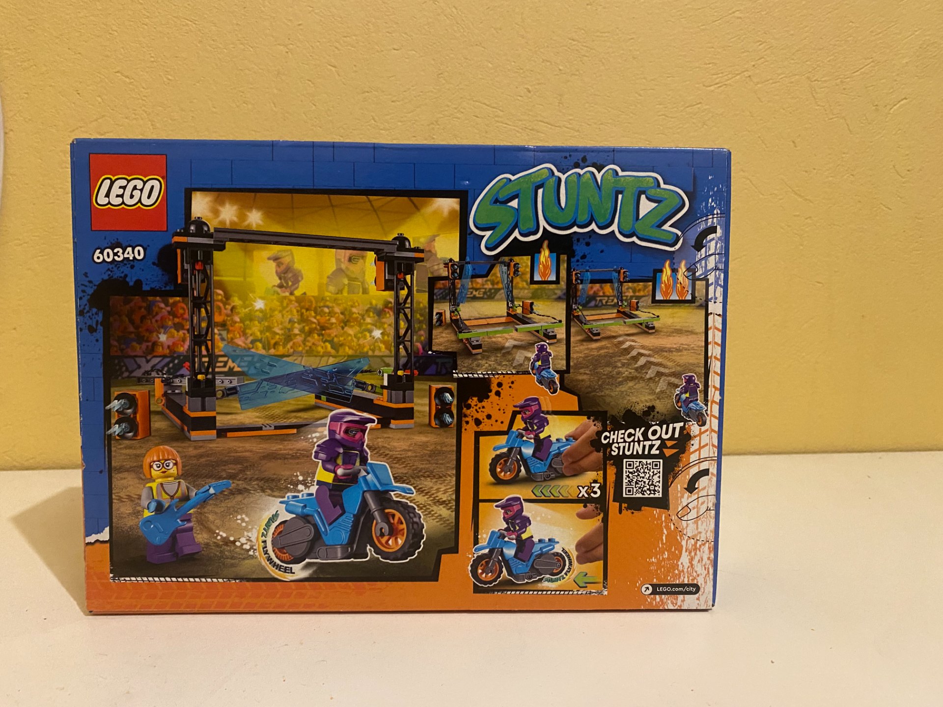 LEGO 60340 Stuntz — Factory sealed retail box (visible box wear & top crease)
