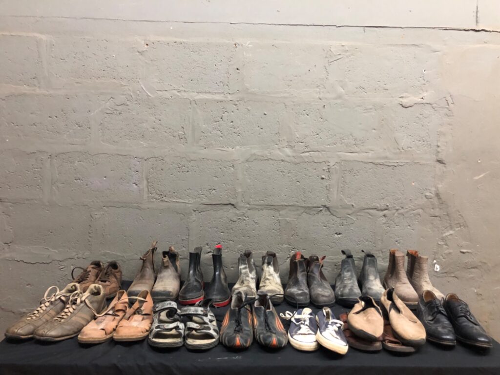 Mixed Lot — 15 Pairs Used Shoes (Assorted Boots, Sneakers, Sandals, Dress)