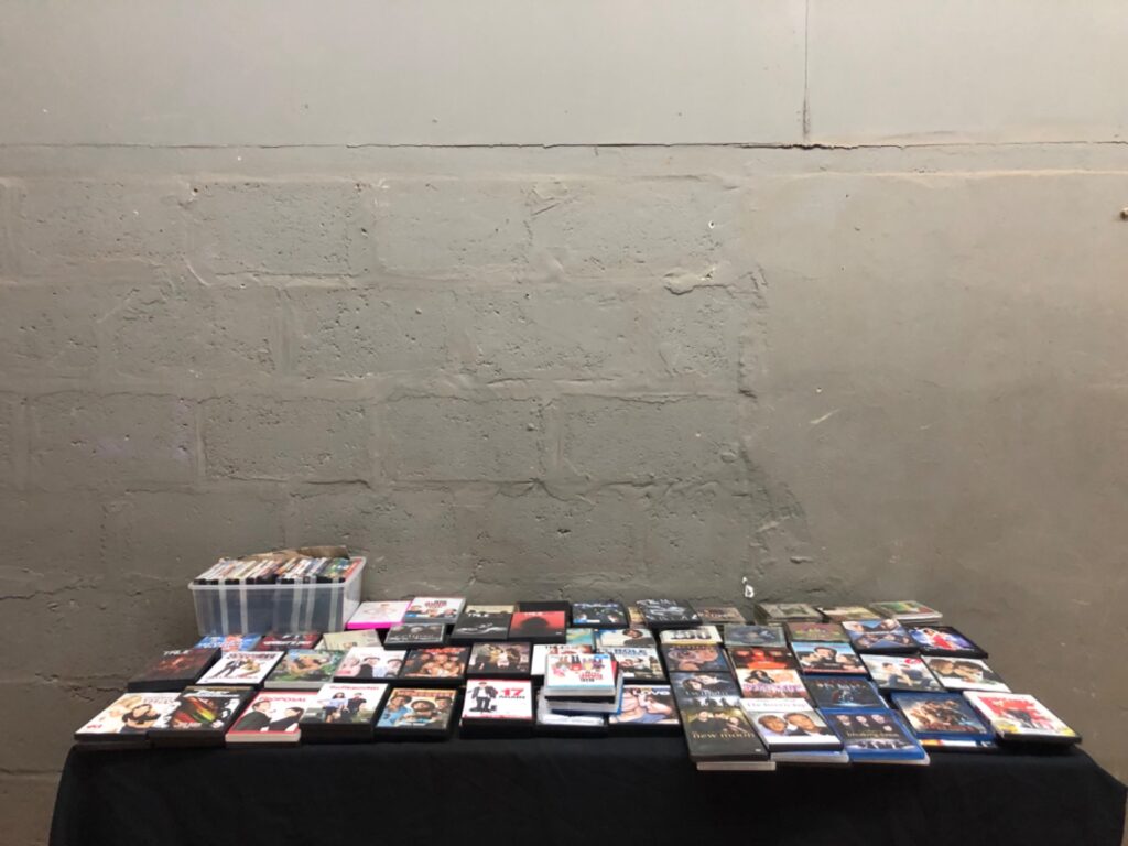 Bulk mixed DVDs & CDs — assorted movies, TV seasons & music (tested playable)