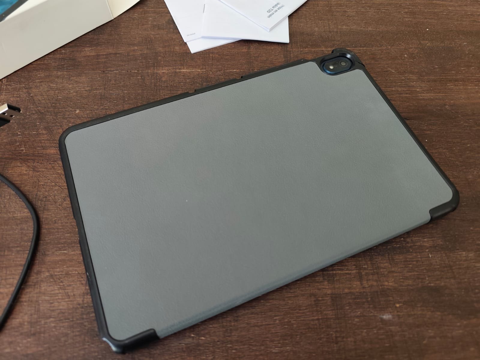 Nokia T20 tablet (with original box, protective case, USB‑C cable, manuals) – worked last time