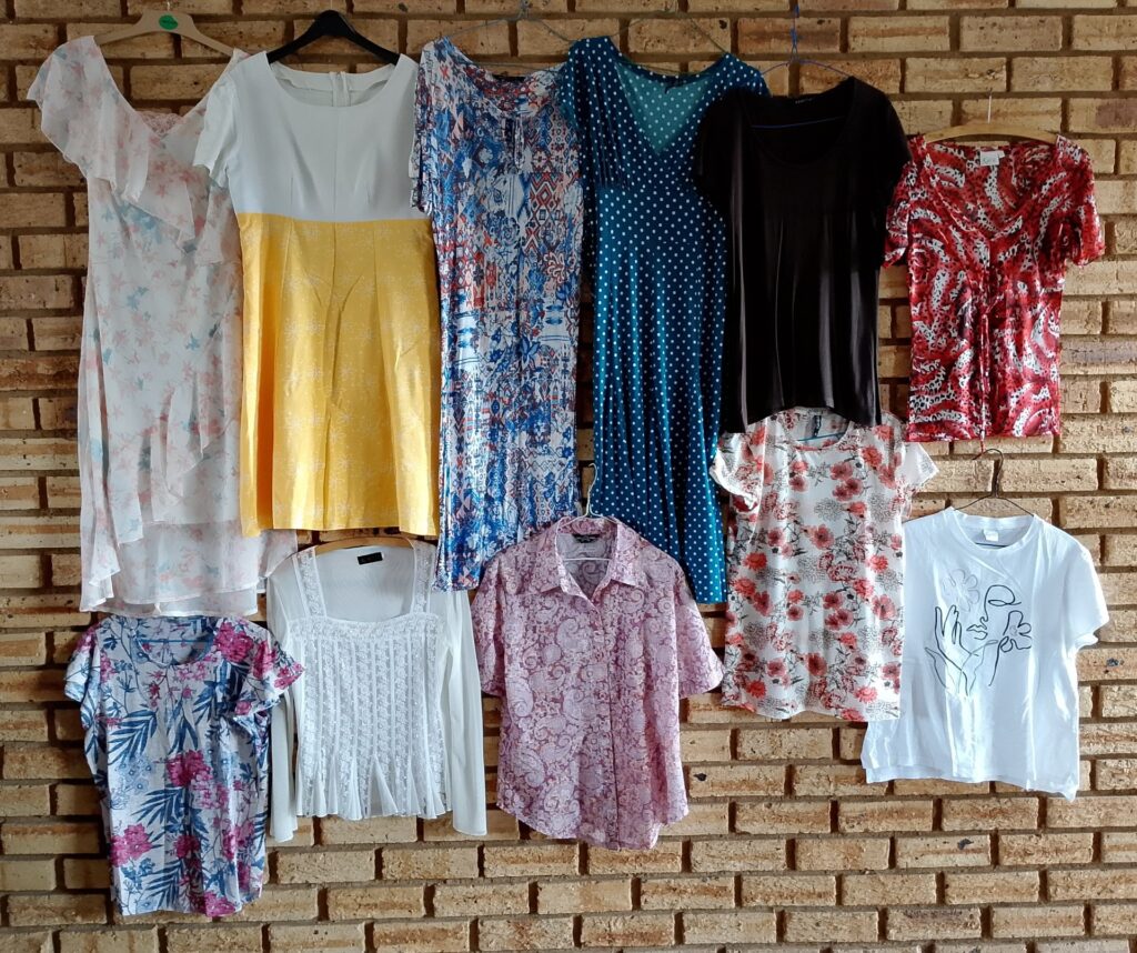 Lot of 11 Women’s Dresses & Tops — Assorted Styles (Mostly M) — Good Used Condition