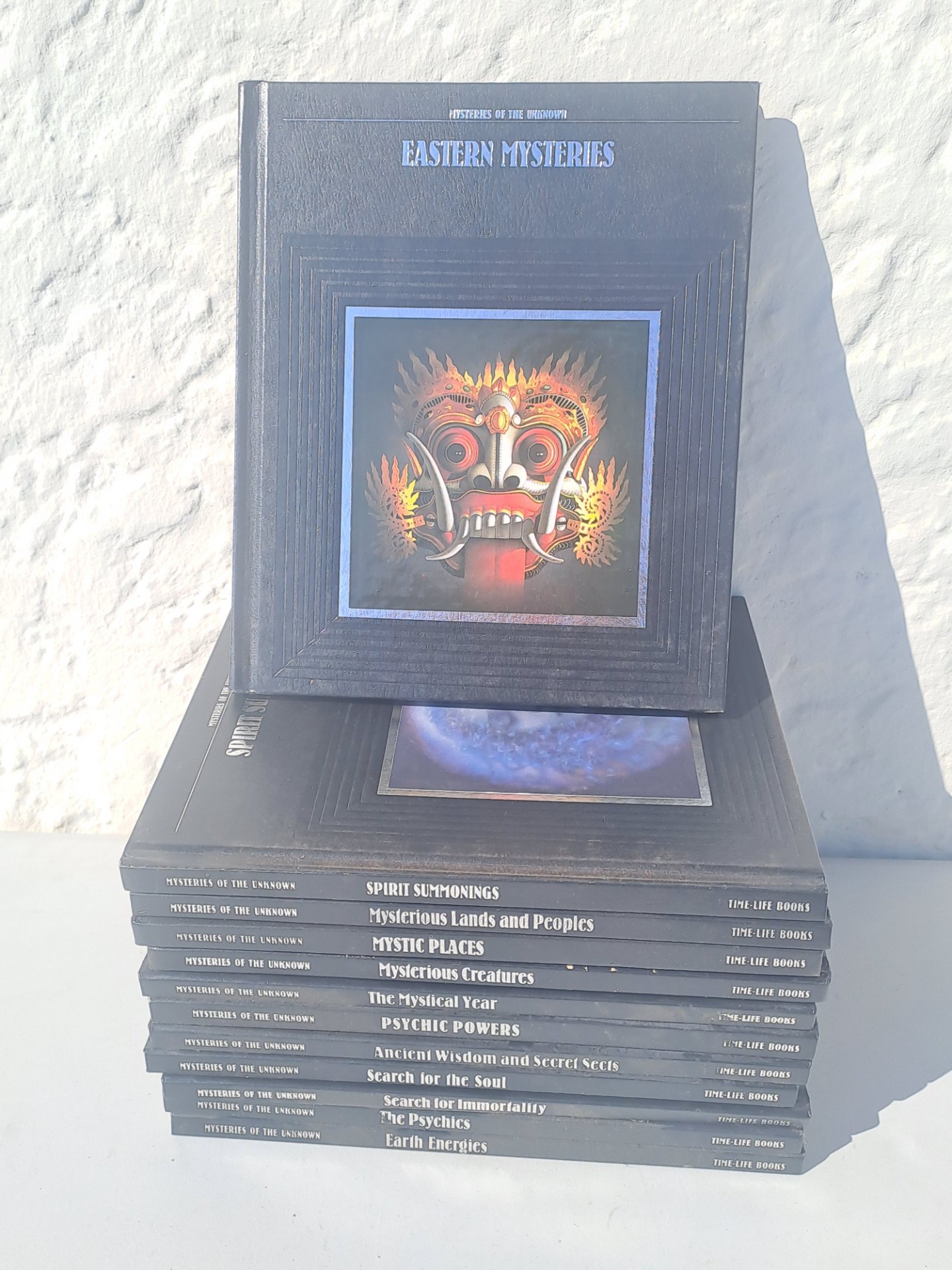 Time‑Life ‘Mysteries of the Unknown’ — hardback volumes (stack of assorted titles)