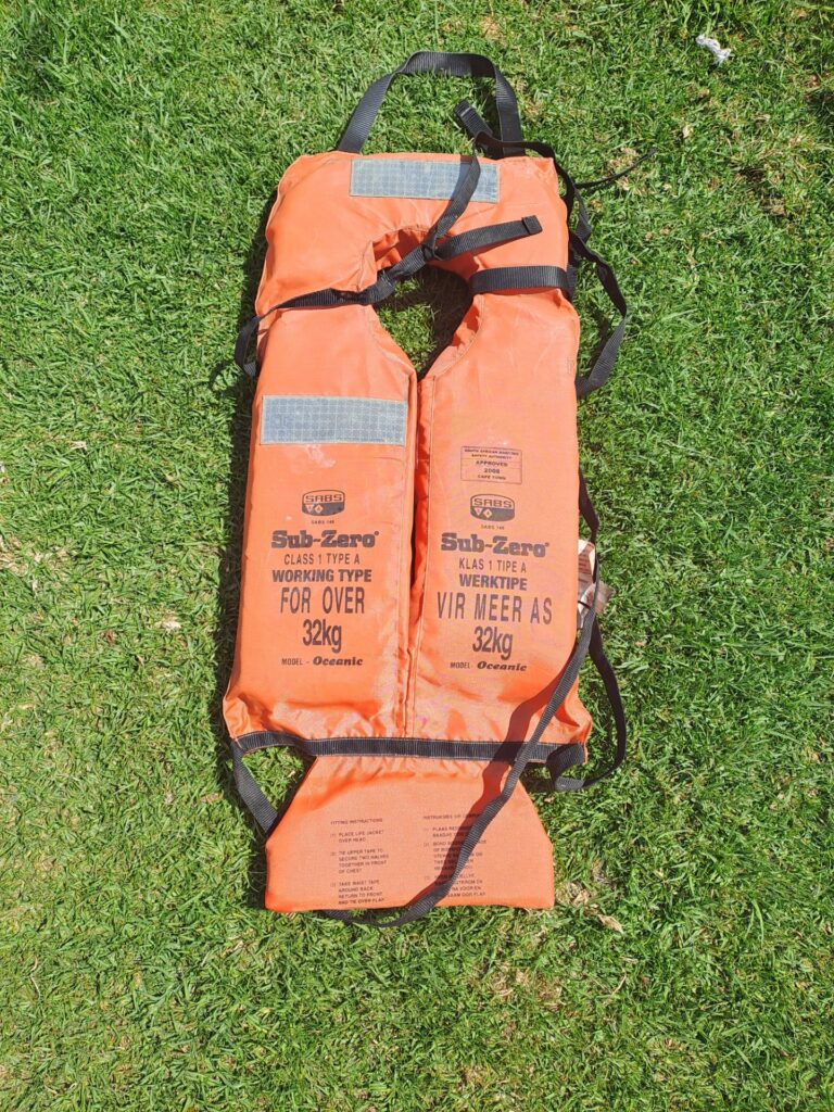 Sub-Zero Oceanic SABS 146 Class 1 Type A Life Jacket – 32kg (Used, Untested)