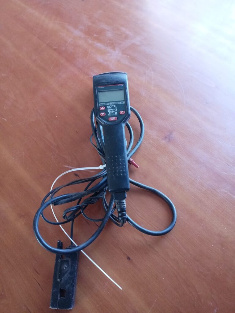 Handheld Digital Timing Light with Inductive Pickup & Battery Clips — Used, Tested (Lot 10)