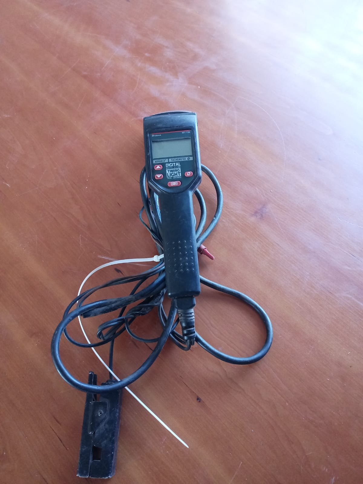 Handheld Digital Timing Light with Inductive Pickup & Battery Clips — Used, Tested (Lot 10)