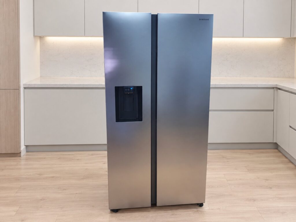 Samsung RS65R5411M9 Side-by-Side Refrigerator / Freezer with Water & Ice Dispenser (Plumbed)