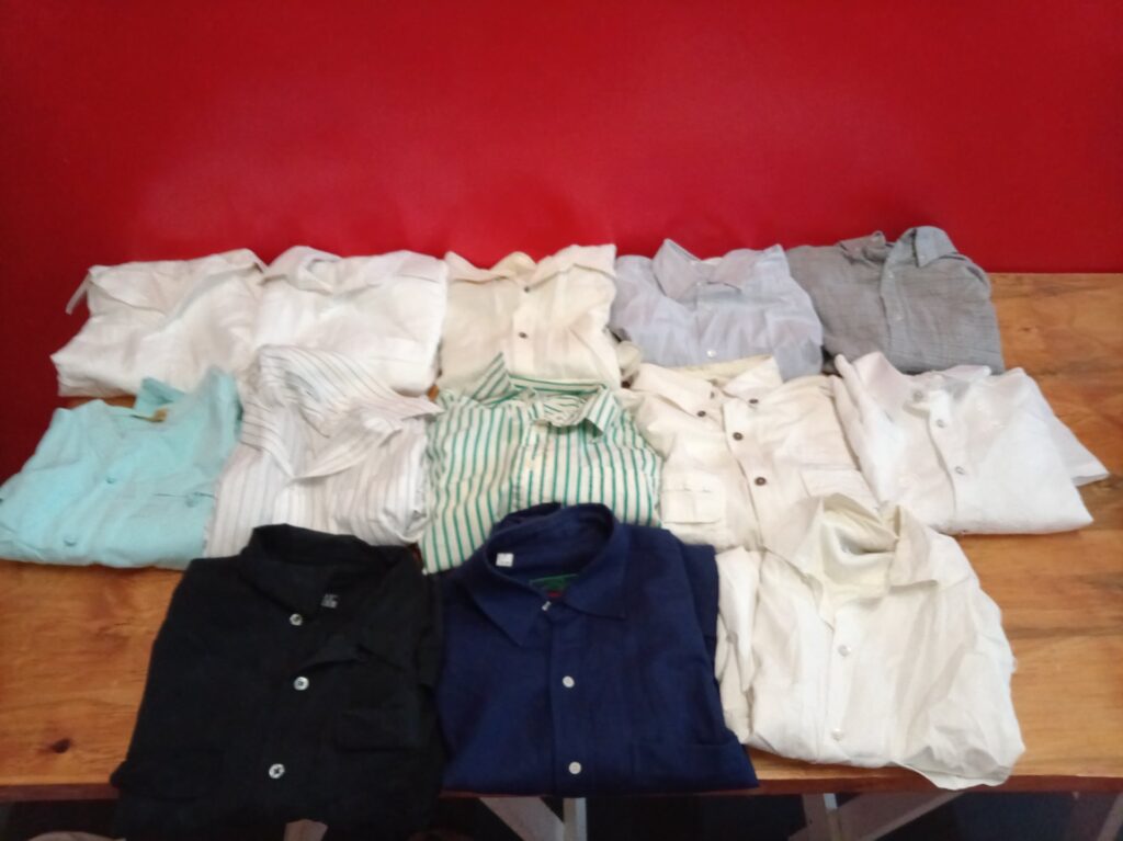 Joblot of 13 Men’s Shirts – Mixed Brands (Woolworths, Camel Trophy, Hilton Weiner etc.)