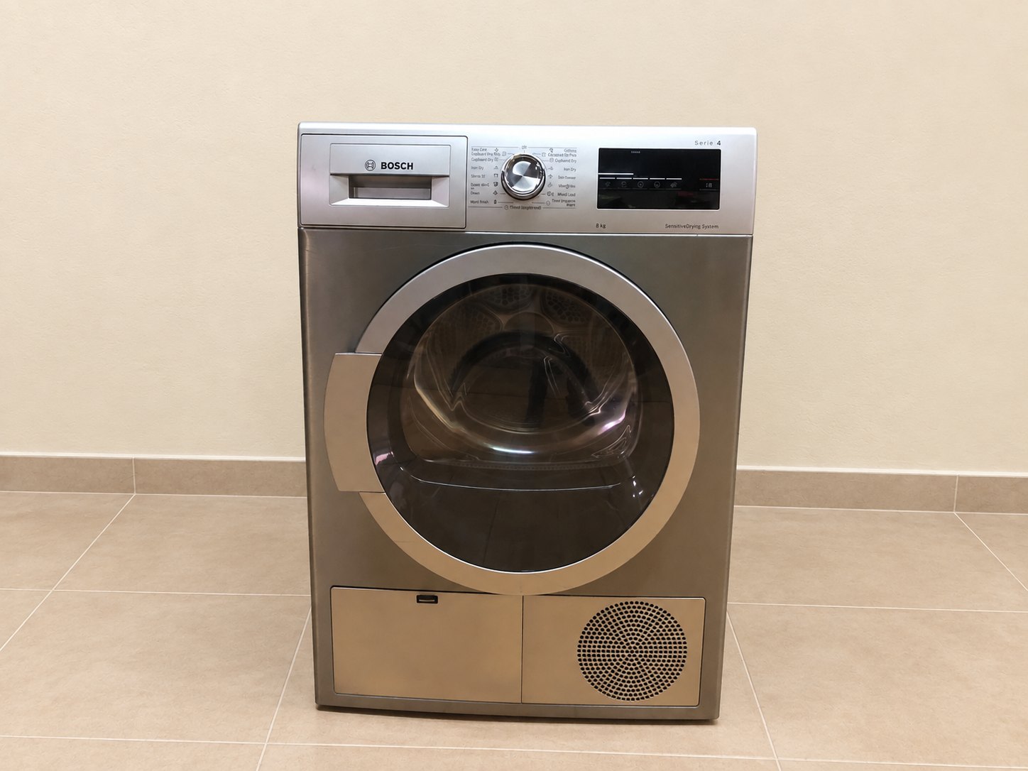 Bosch Serie | 4 Condenser Tumble Dryer WTM8326SZA — 8 kg, Silver (tested working)