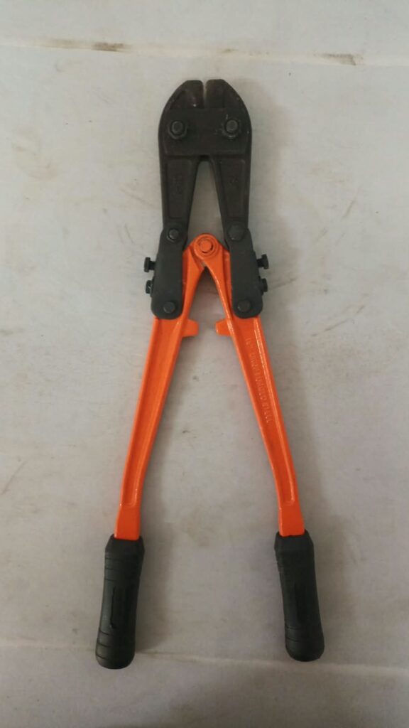 16″ Drop‑Forged ‘GRIP’ Bolt Cutters – Orange Handles, Rubber Grips, Used