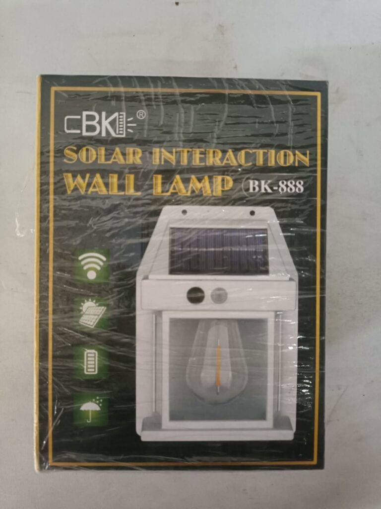 2× CBK BK-888 Solar Interaction Wall Lamps — Factory Sealed (Untested)