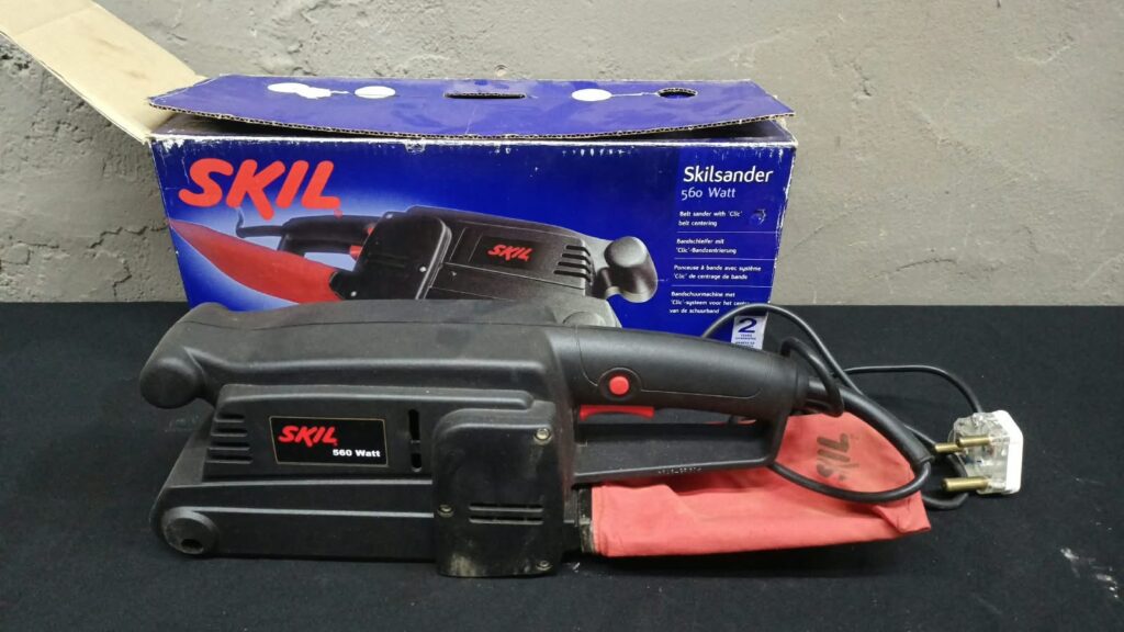 Skil Skilsander 7600 560W Belt Sander — with Dust Bag & Original Box (Used, Working)
