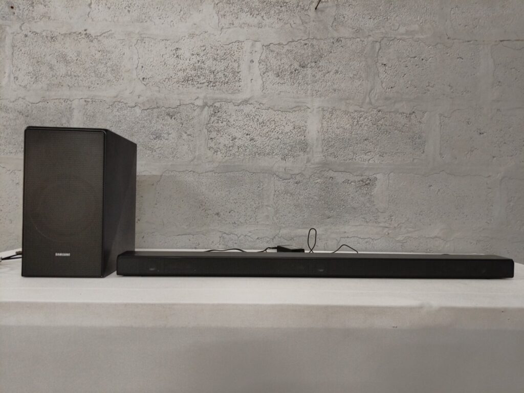 Samsung HW-N550 Soundbar + Subwoofer — Tested & Working, Remote & Power Adapter Included