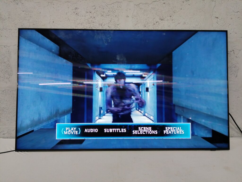 Samsung 55″ QN90 series TV — powers on  (no remote)