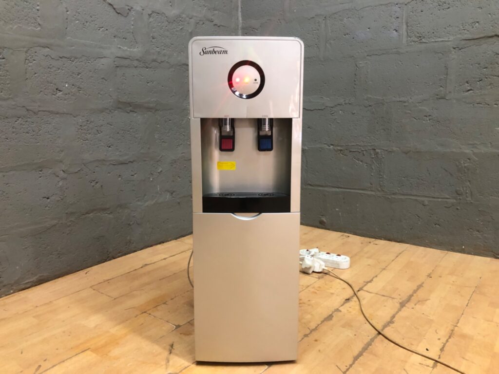 Sunbeam SSWD-200H Floor Water Dispenser – Hot & Cold with Mini Fridge (96 x 30 x 32 cm)